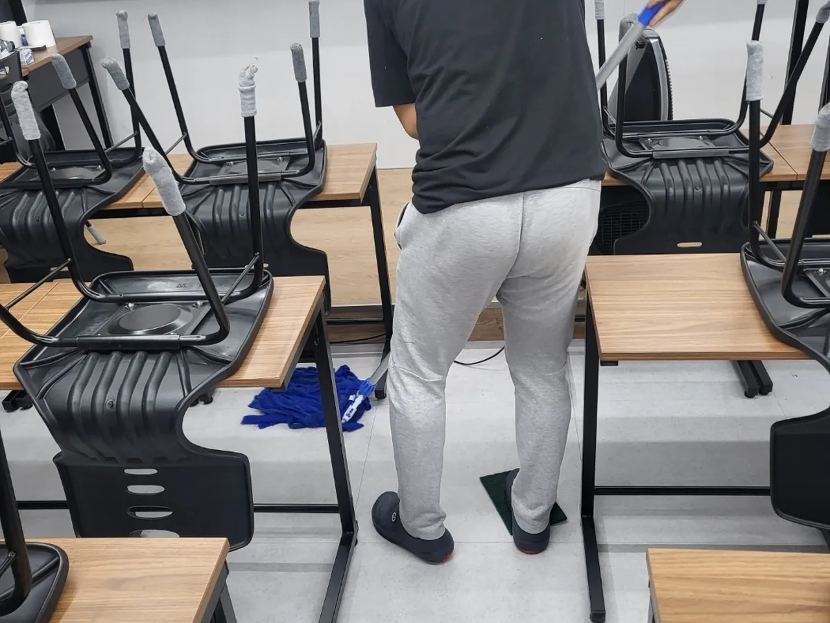 북구 우산동 학교 교장실·교무실 위생청소 사례 - 행진크린